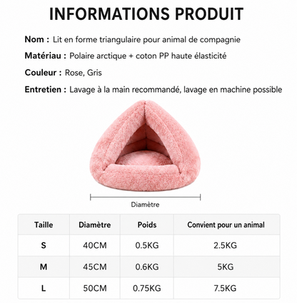 Lit Cocon Douillet pour Chien et Chat – Nid Moelleux