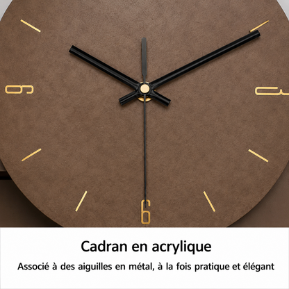Horloge Murale Lumineuse Design Halo – Silencieuse et Élégante