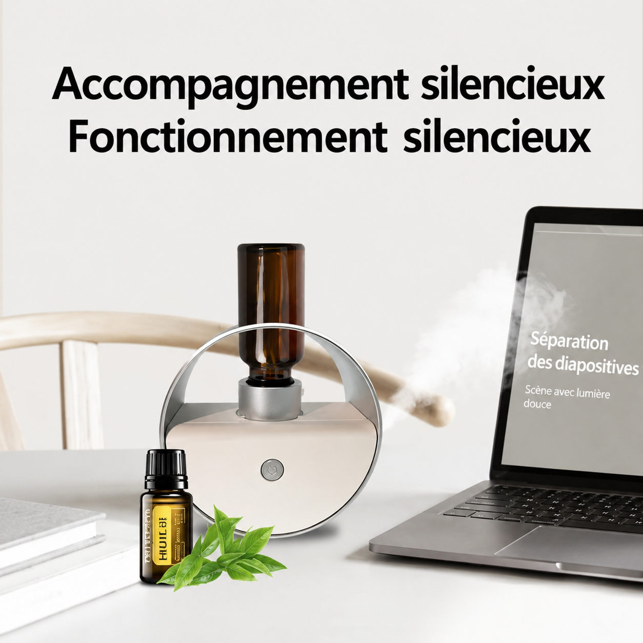 Diffuseur d’Huiles Essentielles Intelligent à Détection Automatique