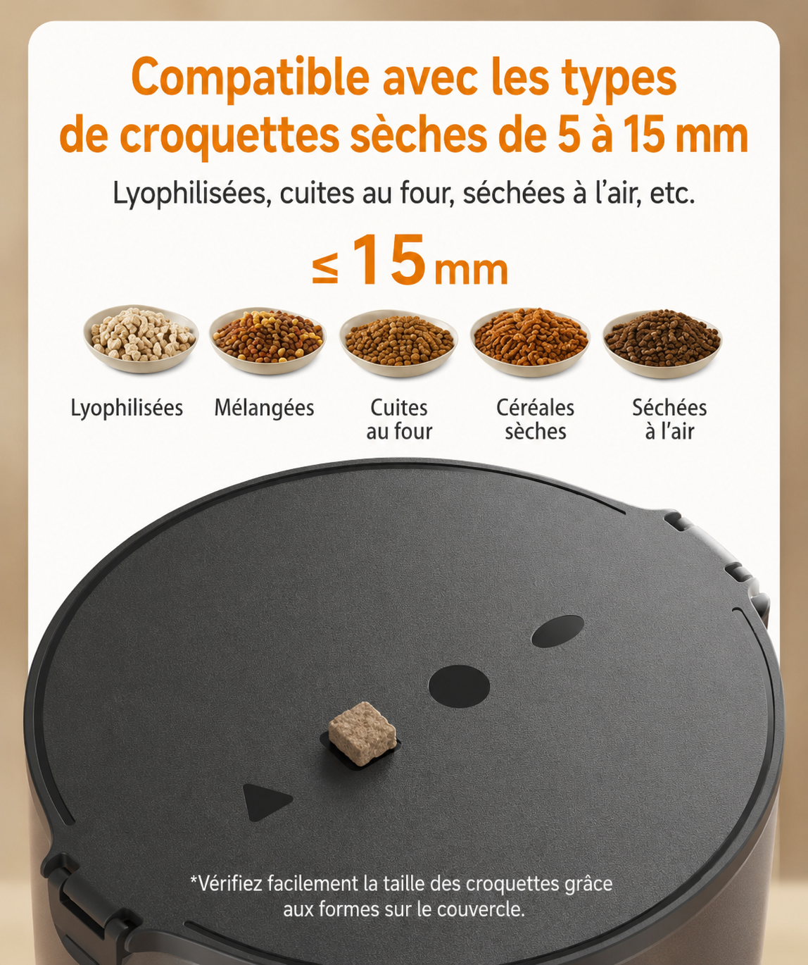 Distributeur Automatique Connecté avec Caméra HD pour chiens et chats