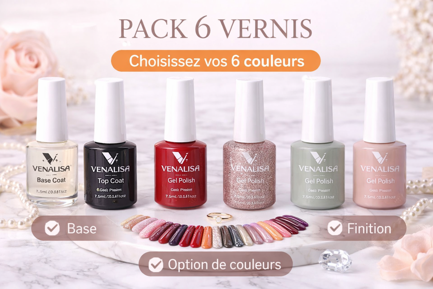 Kit 6 couleurs