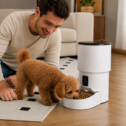 Distributeur Automatique Connecté 4L pour Chats et Chiens