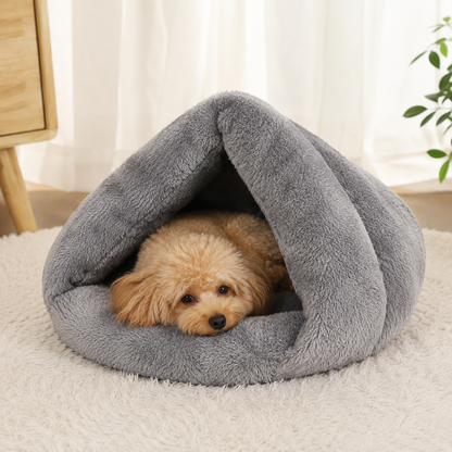 Lit Cocon Douillet pour Chien et Chat – Nid Moelleux