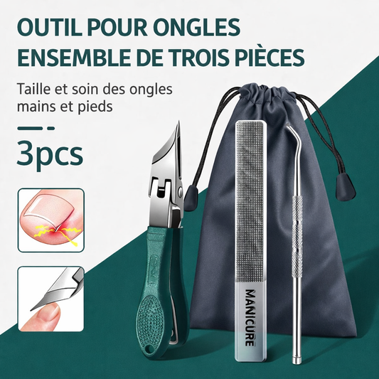 Coupe-ongles professionnel 25° bec d’aigle – précision extrême pour ongles incarnés mains et pieds