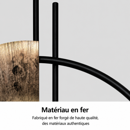 Horloge Murale Lumineuse Design Halo – Silencieuse et Élégante