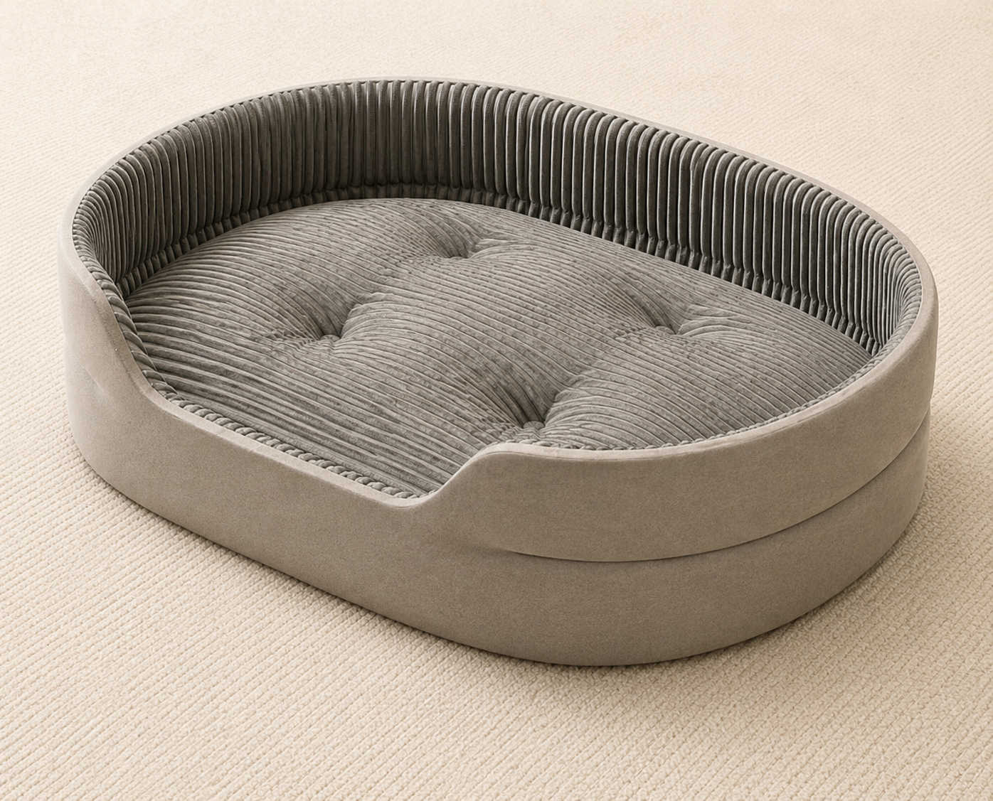 Lit Rafraîchissant 4 Saisons pour Chien et Chat avec Tapis Fraîcheur et Rebords Confortables