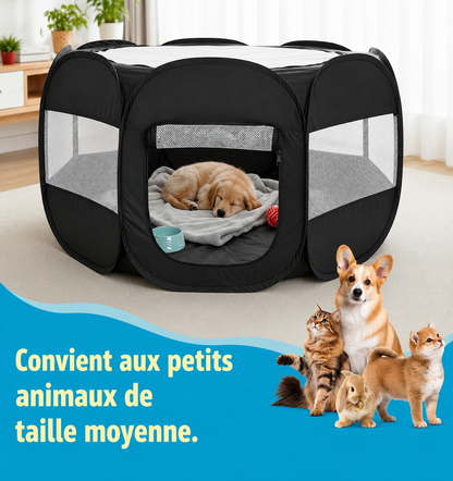 Parc Pliable pour Chiens et Chats – Intérieur & Extérieur