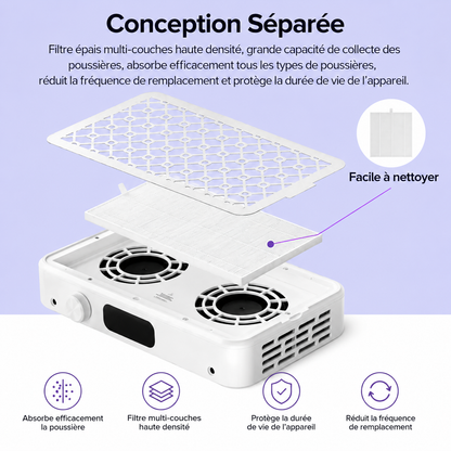 Aspirateur de Poussières pour Ongles