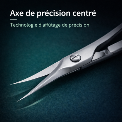 Ciseaux à Cuticules Professionnels en Acier Inoxydable – Précision Manucure et Retrait Peaux Mortes