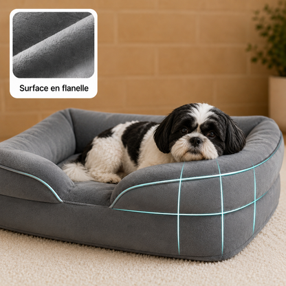 Lit Confort Premium Déhoussable pour Chien et Chat – Imperméable et Lavable