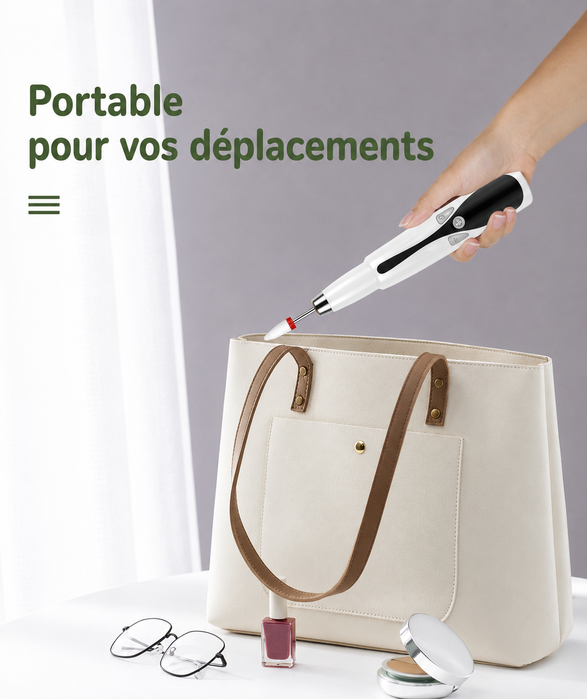 Ponceuse Électrique Sans Fil pour Ongles