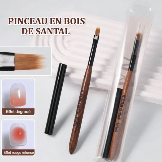 Pinceau en Bois de Santal pour Ongles – Outil de Précision pour Dessin et Décoration
