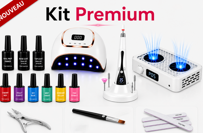Kit Vernis Gel UV LED Premium - 15 produits