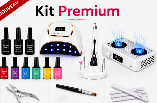 Kit Vernis Gel UV LED Premium - 15 produits