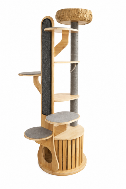 Arbre à Chat Design Premium – Paradis Vertical pour Chats d’Intérieur