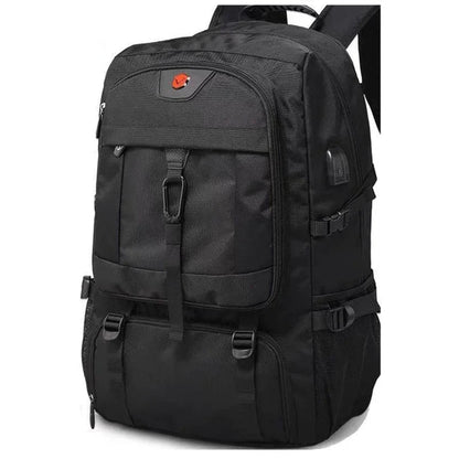 Grand Sac à Dos de Voyage Homme Noir - Format 50L ou 80L