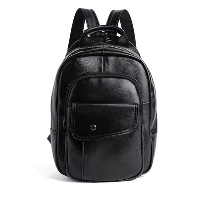 Petit Sac à Dos Homme Cuir Cognac - Format Compact Élégant