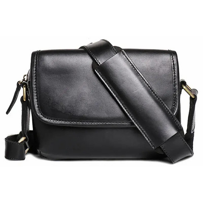 Petite Sacoche Cuir Homme Marron - Sac Besace Compact Élégant