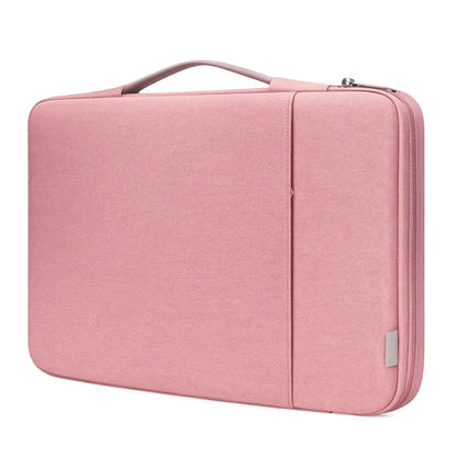 Pochette pour Ordinateur Portable Grise - Poignée en Cuir