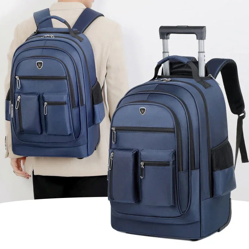 Sac à Dos Multipoche pour Homme - Port USB et Rangements