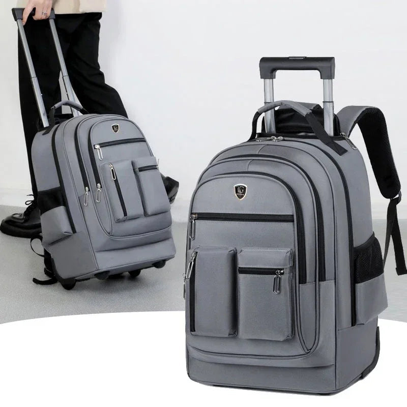 Sac à Dos Multipoche pour Homme - Port USB et Rangements