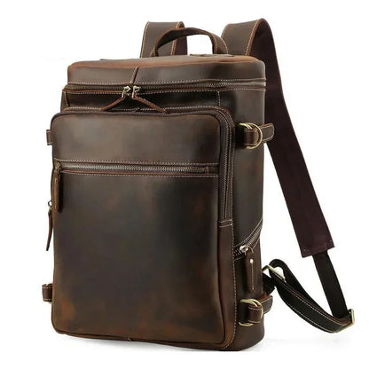 Sac à Dos Homme en Cuir Luxe - Finition Haut de Gamme Soignée