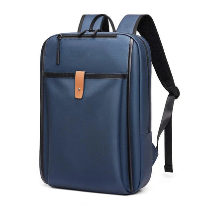 Sac à Dos Homme Travail Noir - Finition Cuir Détail Élégant