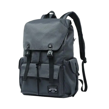 Sac à Dos Multipoches Vert pour Homme - Style Utilitaire