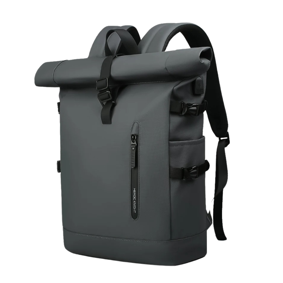 Sac à Dos Roll Top pour Homme - Fermeture Enroulée Technique