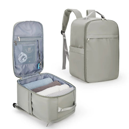 Sac à Dos Valise Cabine Noir avec Compartiment Organisateur Homme