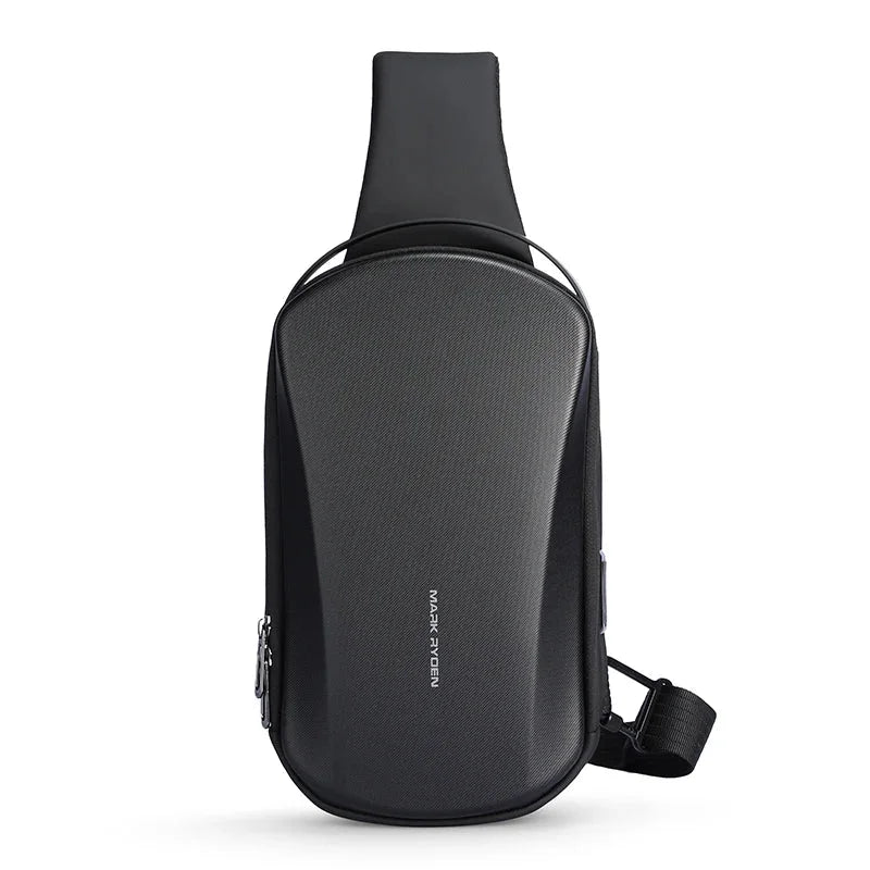 Sac Bandoulière Homme Rigide, Coque Résistante et Design Épuré