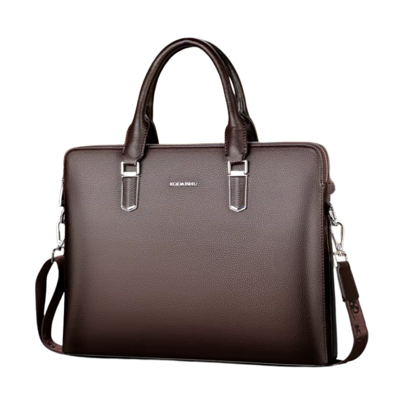 Sacoche Bandoulière Homme Cuir Luxe, Cartable Élégant Bureau