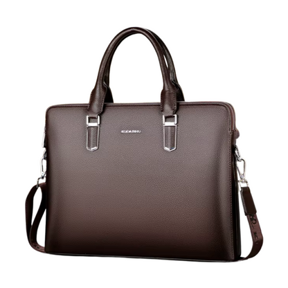 Sacoche Bandoulière Homme Cuir Luxe, Cartable Élégant Bureau