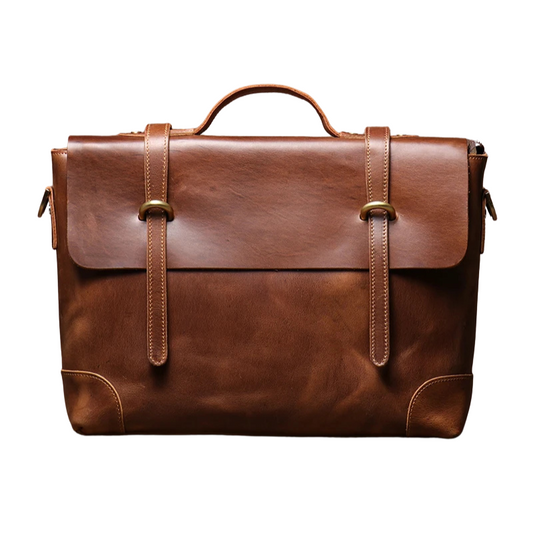 Sacoche Cartable Cuir Homme