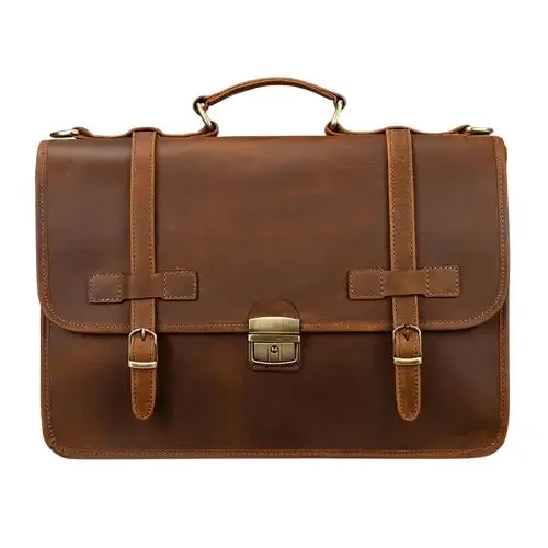 Sacoche Cuir Marron pour Homme
