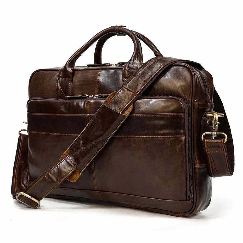 Sacoche Ordinateur en Cuir pour Homme