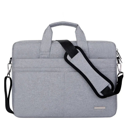 Sacoche Ordinateur Homme 17 Pouces Grise, Housse Bandoulière