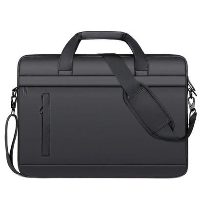 Sacoche Ordinateur Homme Tendance Noire, Cartable Moderne