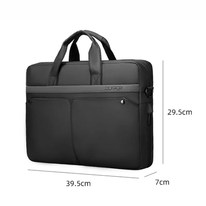Sacoche Ordinateur pour Homme Noire, Cartable Multi-Tailles