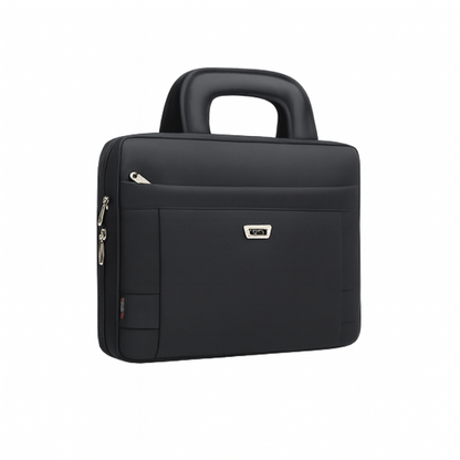 Sacoche Ordinateur pour Homme Noire, Cartable Multi-Tailles