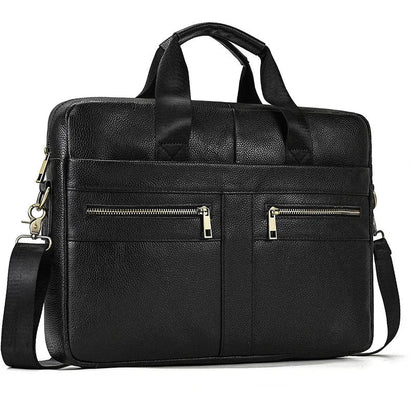 Sacoche Porte Document Homme Marron Foncé, Cartable Cuir