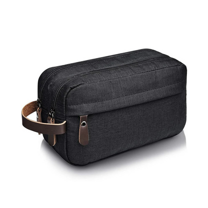 Trousse de Toilette en Tissu Résistant pour Homme, Format Voyage