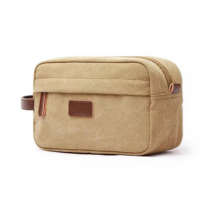 Trousse de Voyage Homme en Toile Résistante, Nombreux Coloris