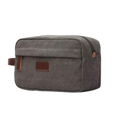 Trousse de Voyage Homme en Toile Résistante, Nombreux Coloris