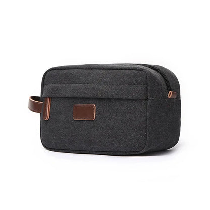 Trousse de Voyage Homme en Toile Résistante, Nombreux Coloris